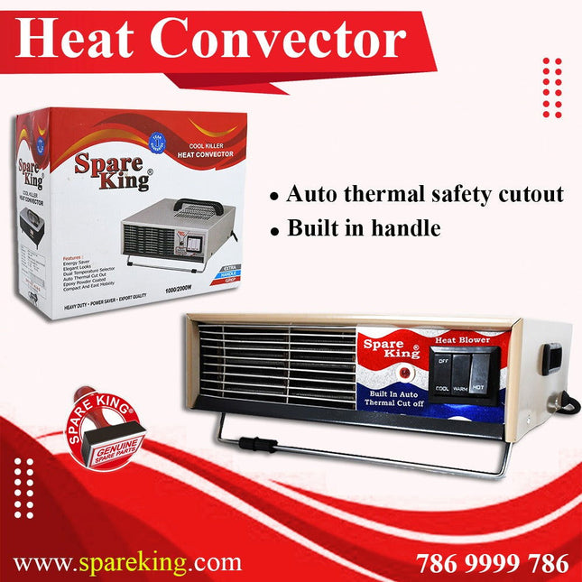 Heat Convertor  - Fan Room Heater - Spare King
