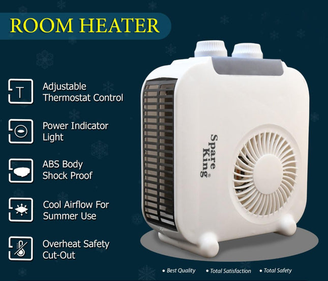 Spare King Fan Room Heater Model: LAVA 1 (16 pcs. Carton) - Spare King