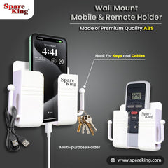 Wall mount mobile & remote holder - Spare King