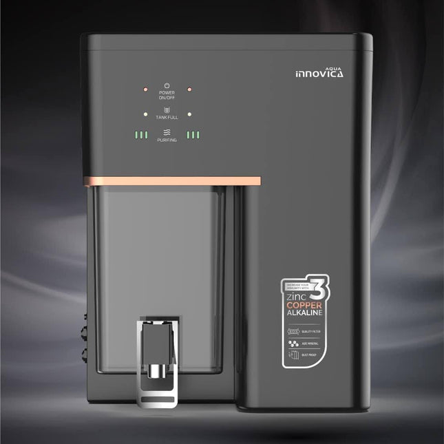 Aqua Innovica RO+UV+Copper+Alkaline 10L Water Purifier | Upto 2500 TDS – Wall Mount - Spare King